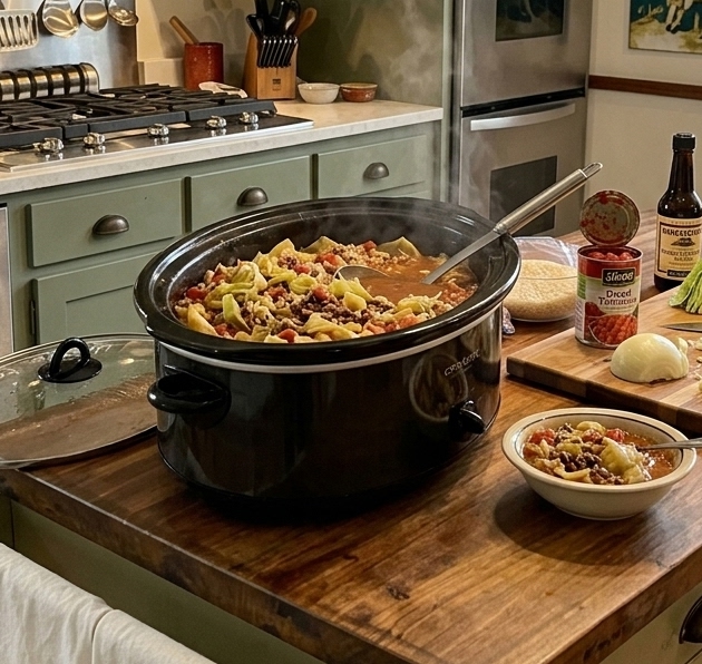 Crockpot Cabbage Roll Casserole Recipe